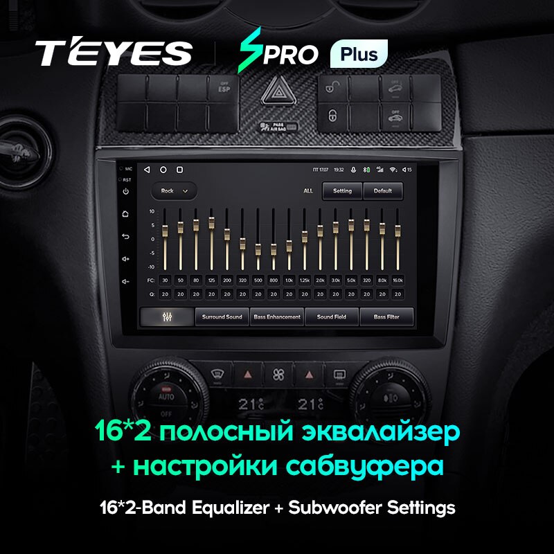 Штатная магнитола Teyes SPRO+ для Mercedes-Benz C-Class W203 CL203 2004-2011 на Android 10