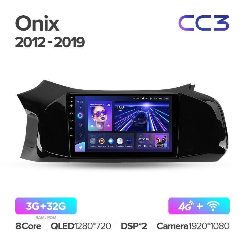 Штатная магнитола Teyes CC3 для Chevrolet Onix 2012-2019 на Android 10