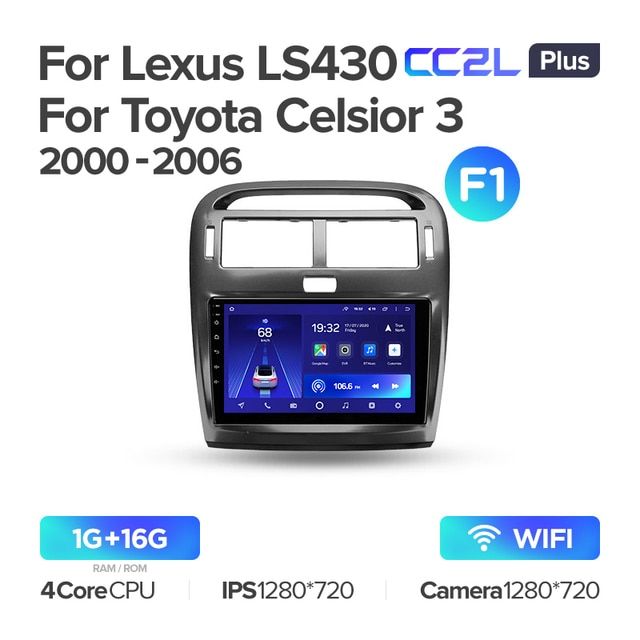 Штатная магнитола Teyes CC2L PLUS для Lexus LS430 XF30 LS 430 2000 - 2006 A на Android
