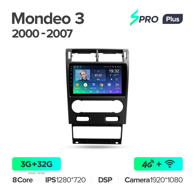 Штатная магнитола Teyes SPRO+ для Ford Mondeo 3 2000-2007 на Android 10