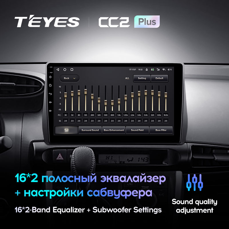 Штатная магнитола Teyes CC2PLUS для Toyota Wish II XE20 2009-2017 на Android 10