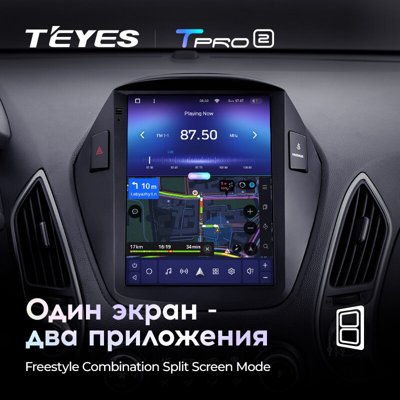 Штатная магнитола Teyes TPRO2 для Hyundai Tucson 2 LM IX35 2009-2015 на Android 10