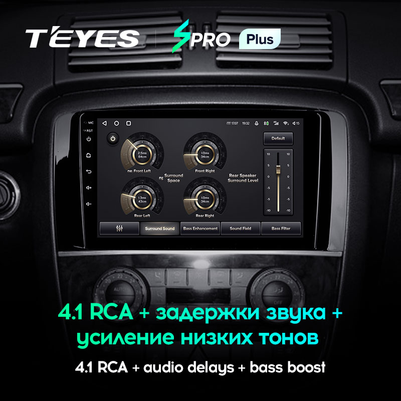Штатная магнитола Teyes SPRO+ для Mercedes-Benz R-Class W251 R280 R300 R320 на Android 10