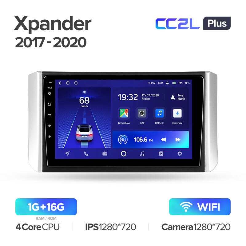Штатная магнитола Teyes CC2L PLUS для Mitsubishi Xpander 2017-2020 на Android 8.1