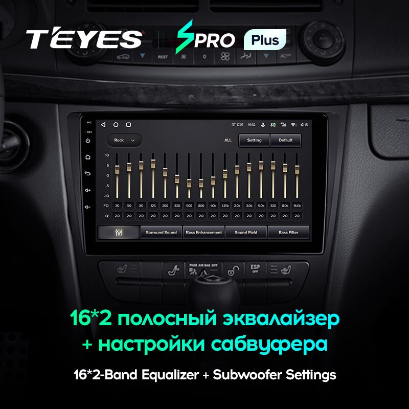 Штатная магнитола Teyes SPRO+ для Mercedes-Benz E-Class C219 2002-2010 на Android 10