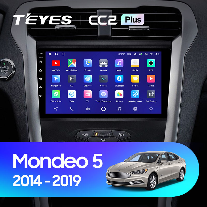 Штатная магнитола Teyes CC2PLUS для Ford Mondeo 5 2014-2019 на Android 10