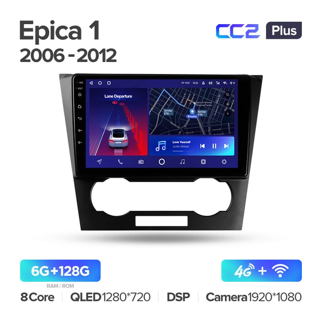 Штатная магнитола Teyes CC2PLUS для Chevrolet Epica 1 2006-2012 на Android 10