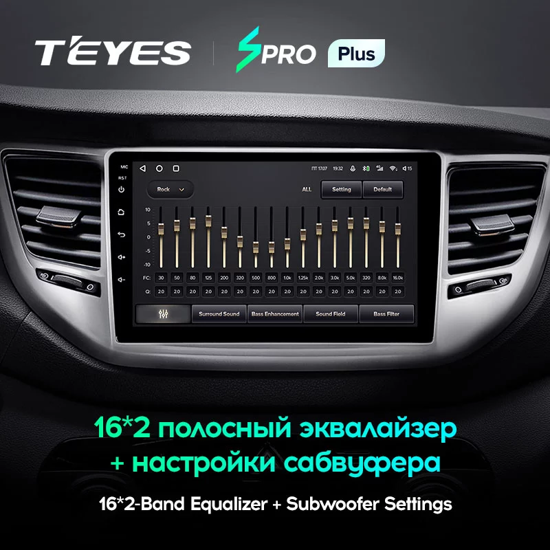 Штатная магнитола Teyes SPRO+ для Hyundai Tucson 3 2015-2018 на Android 10