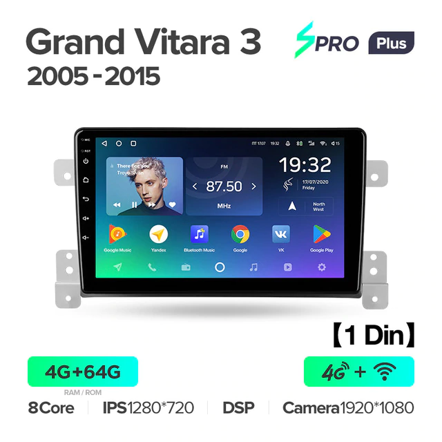 Штатная магнитола Teyes SPRO+ для Suzuki Grand Vitara 3 2005-2015 на Android 10