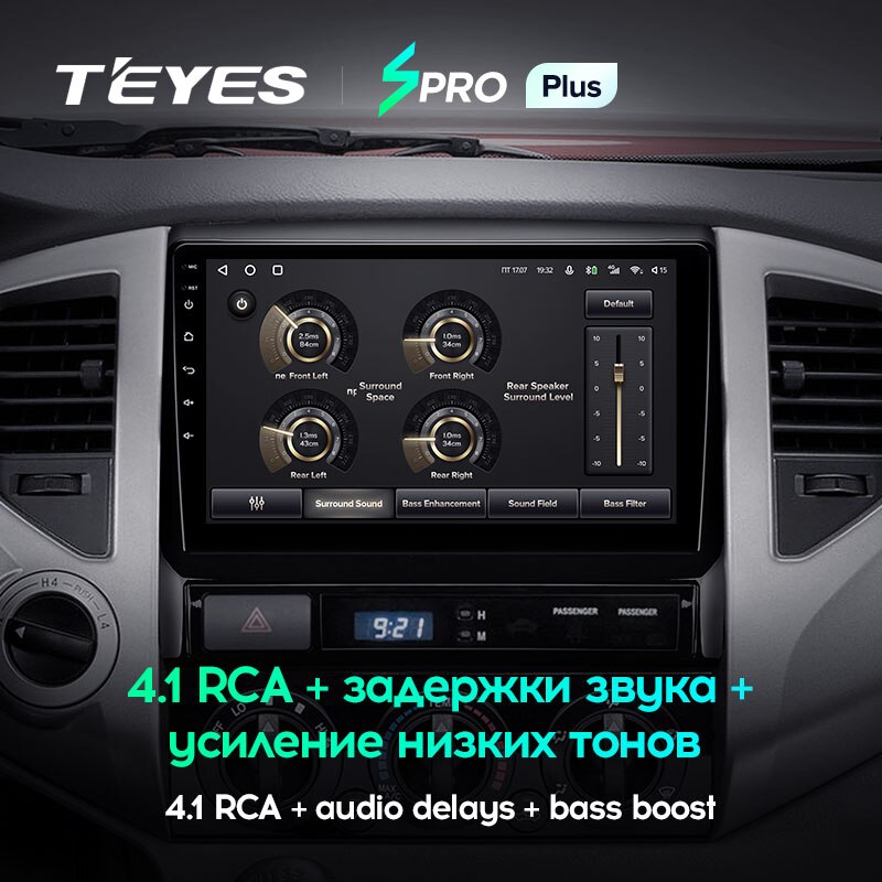 Штатная магнитола Teyes SPRO+ для Toyota Tacoma 2 N200 Hilux 2005-2015 на Android 10