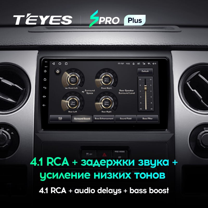 Штатная магнитола Teyes SPRO+ для Ford F150 P415 Raptor 2008-2014 на Android 10
