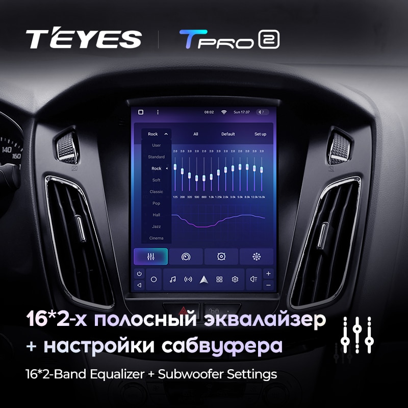 Штатная магнитола Teyes TPRO2 для Ford Focus 3 2011-2019 на Android 10