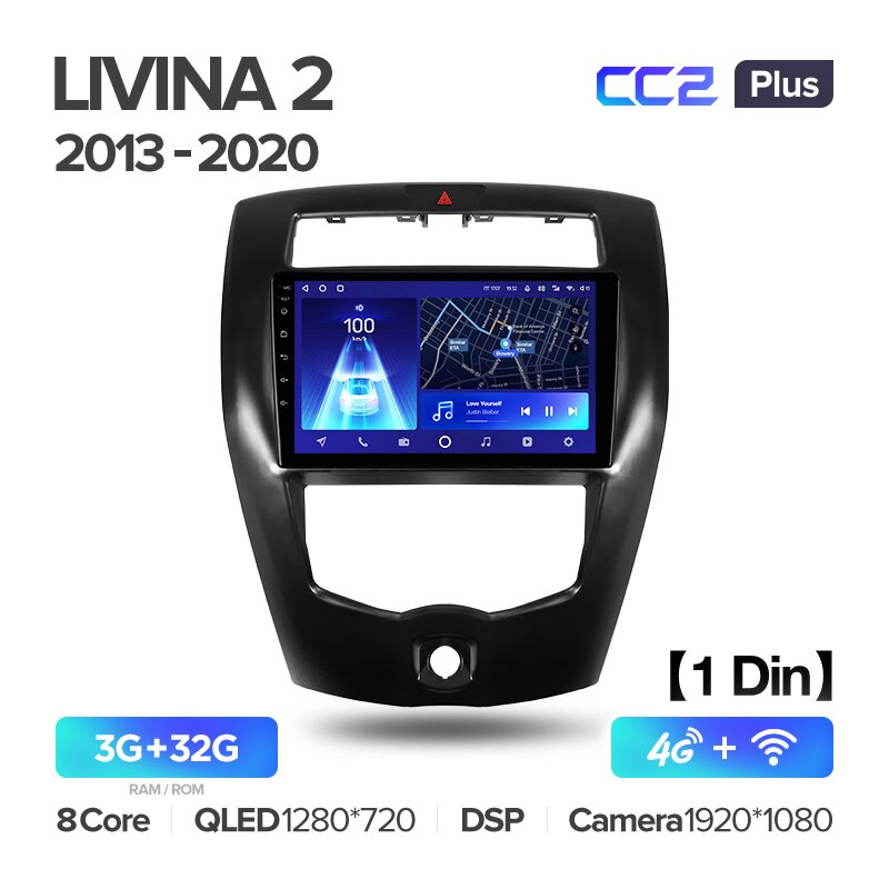 Штатная магнитола Teyes CC2PLUS для Nissan Livina 2 2013-2020 на Android 10