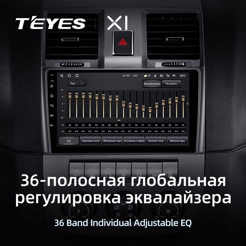 Штатная магнитола Teyes X1 для UAZ Patriot 2012-2016 на Android 10