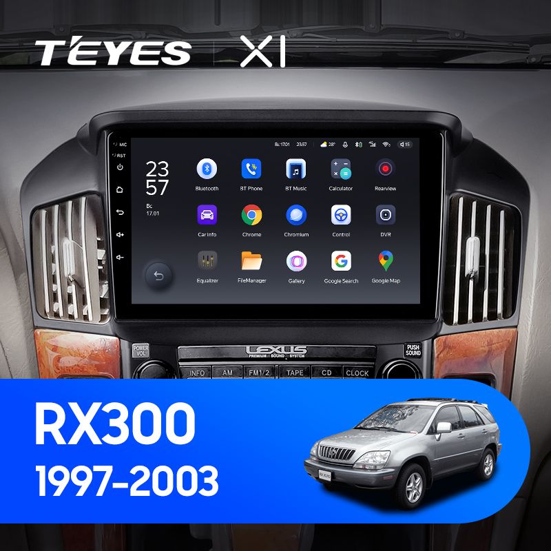 Штатная магнитола Teyes X1 для Lexus RX300 XU10 1997-2003 на Android 10